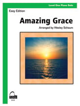 Amazing Grace-Easy piano sheet music cover Thumbnail